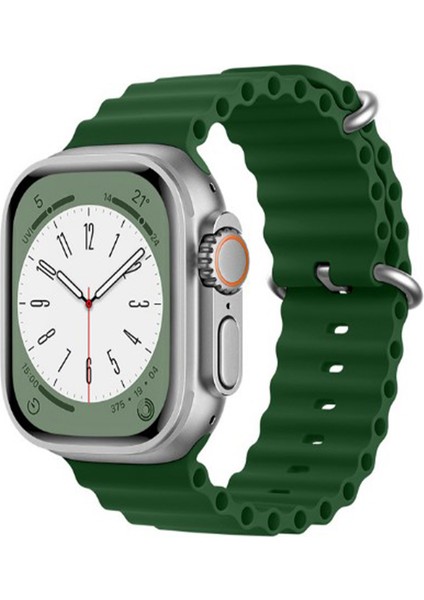 Apple Watch Series 41 mm Uyumlu Silikon Kordon