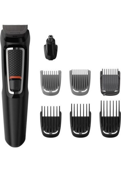 Multigroom Series 3000 MG3730/15 8’i 1 Arada Çok Amaçlı Tıraş Seti (Yüz ve Saç)