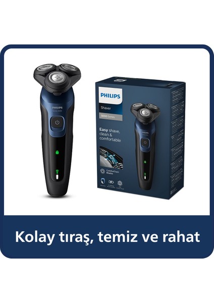 5000 Serisi Sinek Kaydı Tıraş Makinesi S5445/03- Islak/kuru