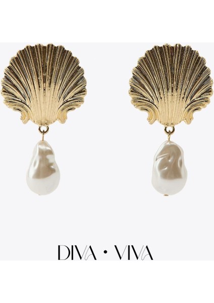 Divaviva - Pearl Shore Kadın Küpe