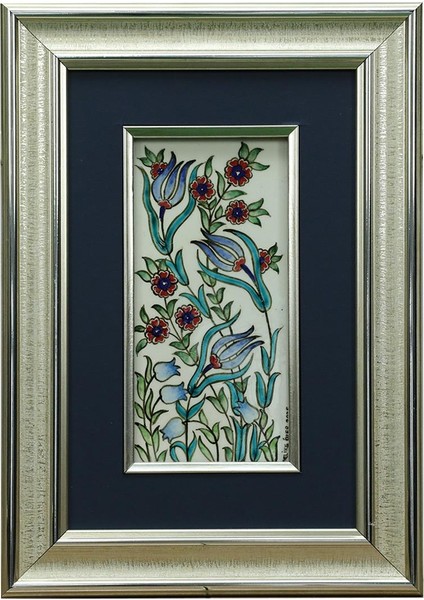 El Işçiliği Çini Tablo 25*35 cm - 6263