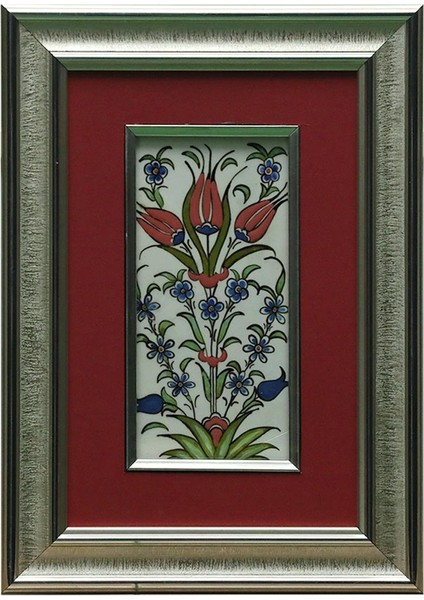 El Işçiliği Çini Tablo 25*35 cm - 6265