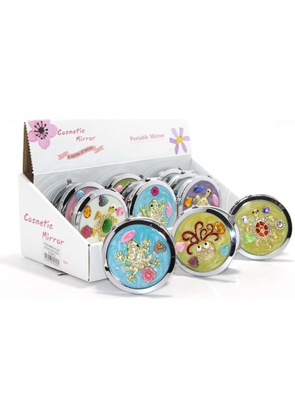 Peanelife Kabartmalı Desenli El Aynası