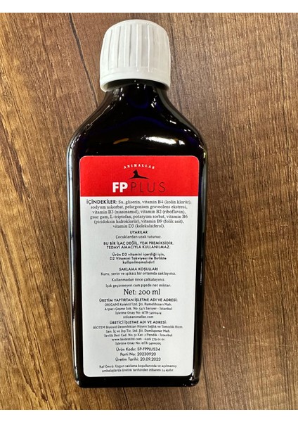 Fp Plus Folik Asit Pelargonium Graveolens Ekstresi fiyatları