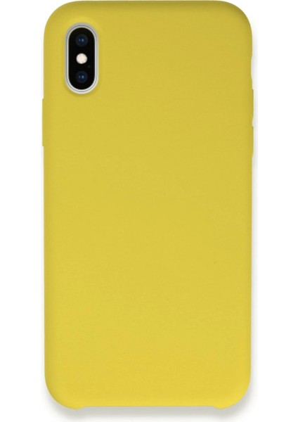 Iphone Xs Max Kılıf Lansman Legant Silikon - Sarı Dpmah
