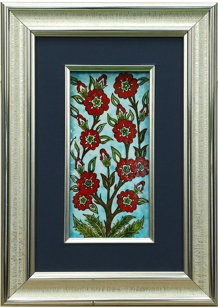 El Işçiliği Çini Tablo 25*35 cm - 6261