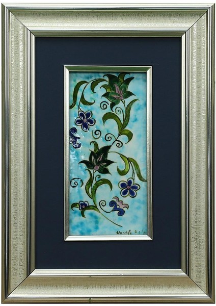 El Işçiliği Çini Tablo 25*35 cm - 6260
