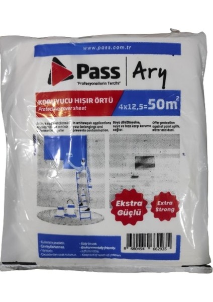 Eşya Boya Koruyucu Hışır Örtü 50 M2 25 Adet 500 gr