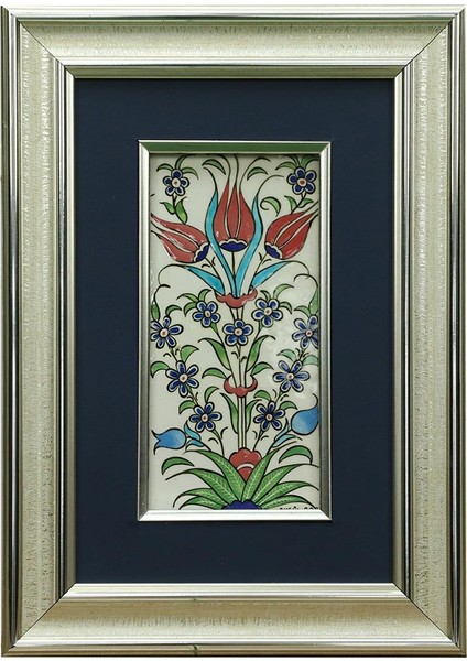 El Işçiliği Çini Tablo 25*35 cm - 6262