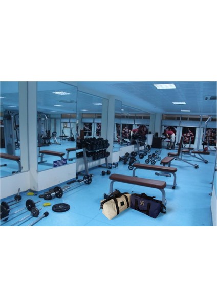 Unisex Önü Cepli Uzun Askılı Kadın Ve Erkek Kullanabilir Seyahat Fitness Ve Spor Çantası LACİVERT GÜNLÜK SEYAHAT CANTASI SU GECİRMEZ KUMAŞ fiyatları