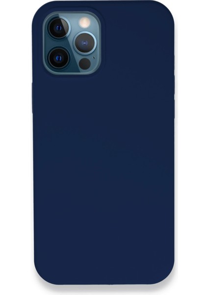 Iphone 12 Pro Kılıf Lansman Legant Silikon - Lacivert Dpmah
