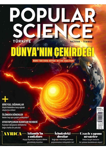 Popular Science Dergi Haziran-Temmuz 2025