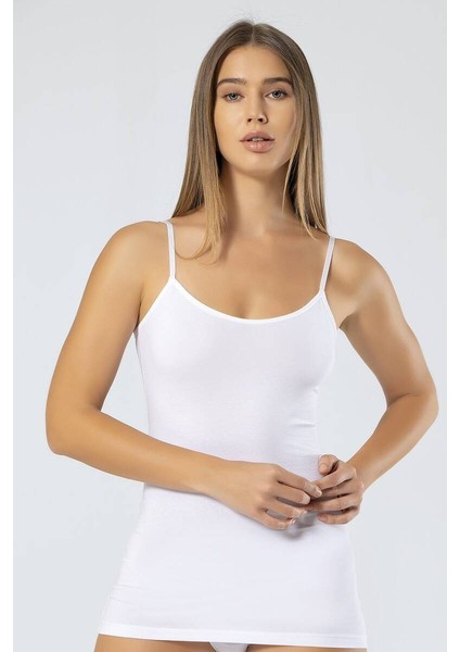 Kadın Ayarlanabilir Ip Askılı Likralı Pamuklu Uzun Atlet fiyatları