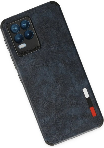 Realme 8 Kılıf Loop Deri Silikon - Lacivert Dpmah