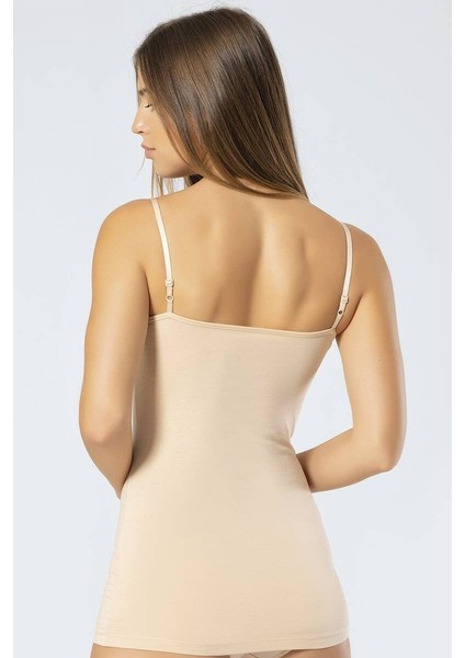 Kadın Ayarlanabilir Ip Askılı Likralı Pamuklu Uzun Atlet fırsatları