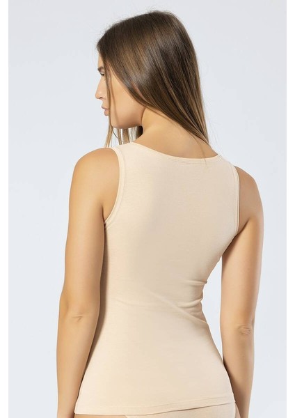 Markapia Türen Kadın Askılı V Yaka Likralı Pamuklu Atlet fırsatları