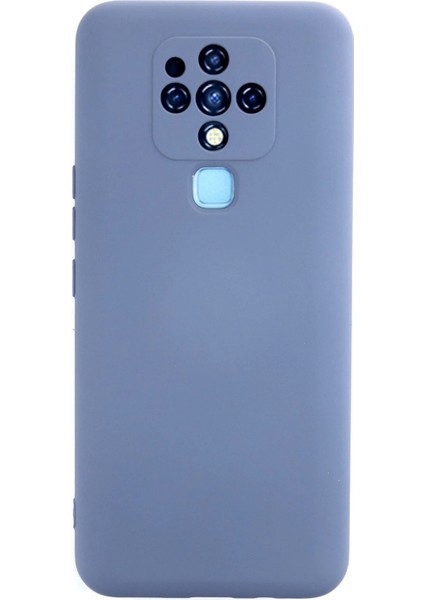 Tecno Camon 16 Kılıf Nano Içi Kadife Silikon - Gri Dpmah