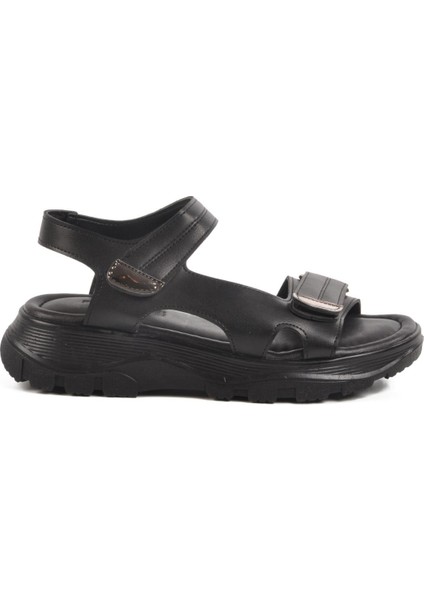 Siyah Kadın Sandalet T-006 Z