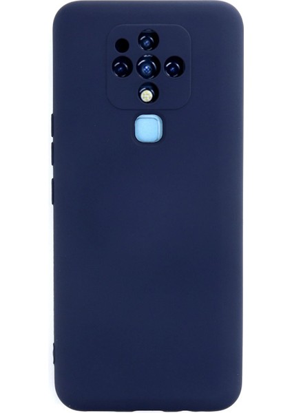 Tecno Camon 16 Kılıf Nano Içi Kadife Silikon - Lacivert Dpmah