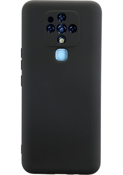 Tecno Camon 16 Kılıf Nano Içi Kadife Silikon - Siyah Dpmah