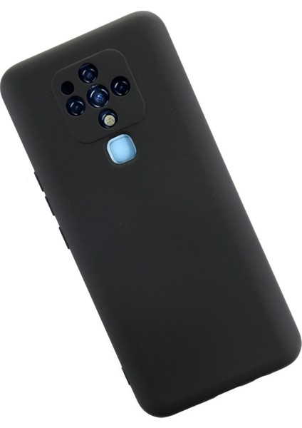 Tecno Camon 16 Kılıf Nano Içi Kadife Silikon - Siyah Dpmah