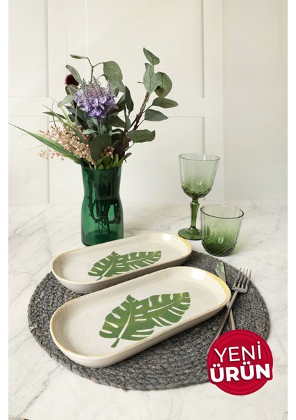 Forest Noyan Kayık Tabak 26 cm 2 Adet 22727