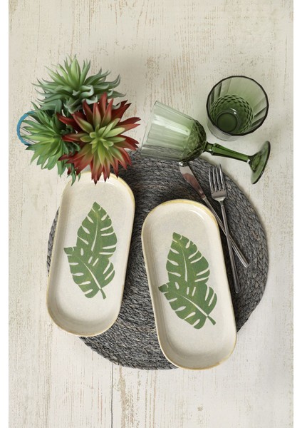 Forest Noyan Kayık Tabak 26 cm 2 Adet 22727 indirimleri