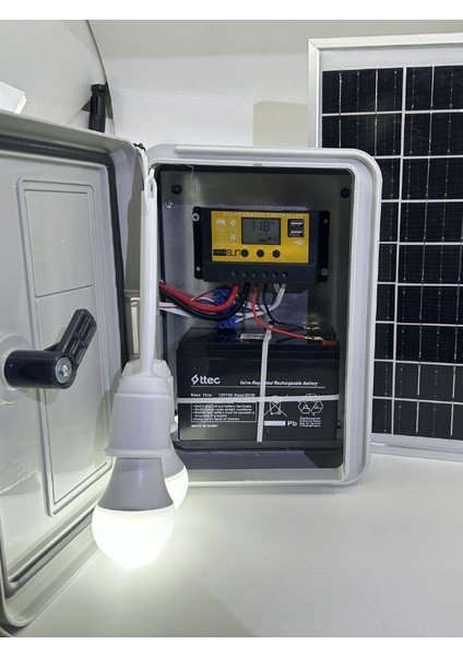 Konteyner Ev ve Hobi Bahçesi Için Taşınabilir Güneş Enerji Sistemi