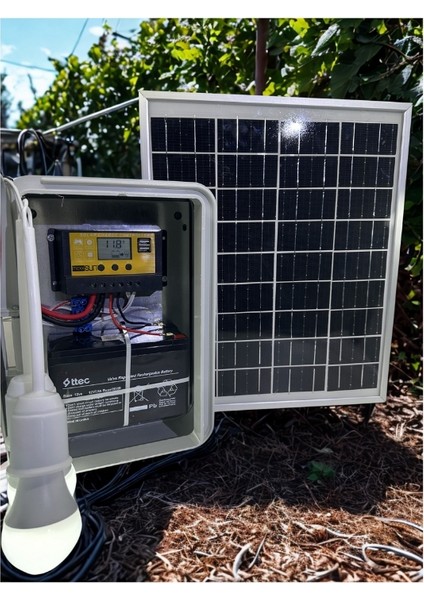 Konteyner Ev ve Hobi Bahçesi Için Taşınabilir Güneş Enerji Sistemi