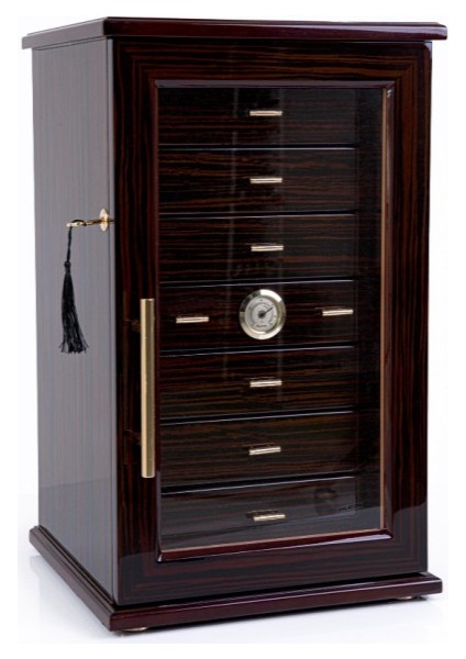 Humidor / Yedi Çekmeceli Puro Saklama Kutusu - Kahverengi 0185