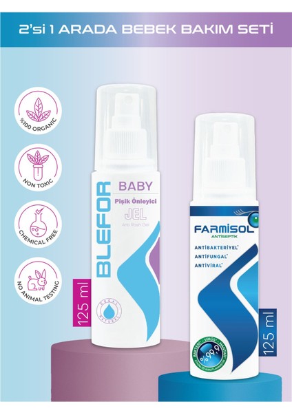 Farmaso 2'si 1 Arada Bebek Bakım Seti