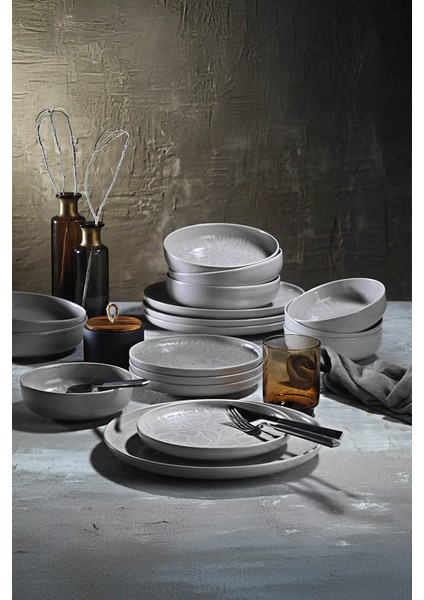 Capri Mod Bej DG-486 24 Parça 6 Kişilik Yemek Takımı fiyatları