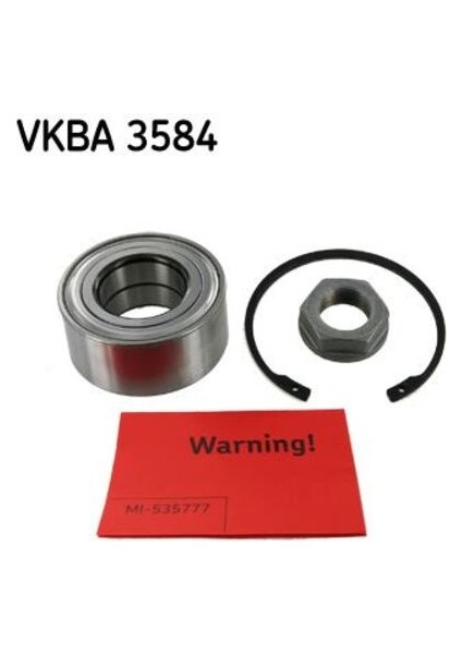 VKBA3584 Tekerlek Yatagı Rulman Set 207 307 / Berlıngo