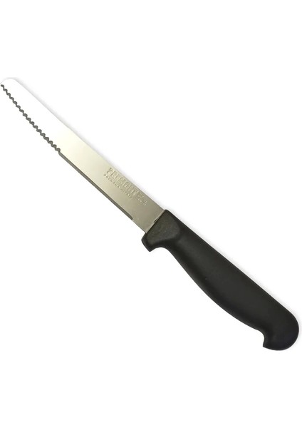 Premont Italyan Tırtıklı + Düz Ağız Meyve, Sebze Bıçağı 11,5 cm