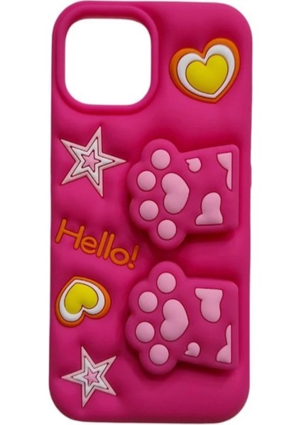 Pembe Renk Pati Figürlü 13 Pro Max Telefon Kılıfı fırsatları