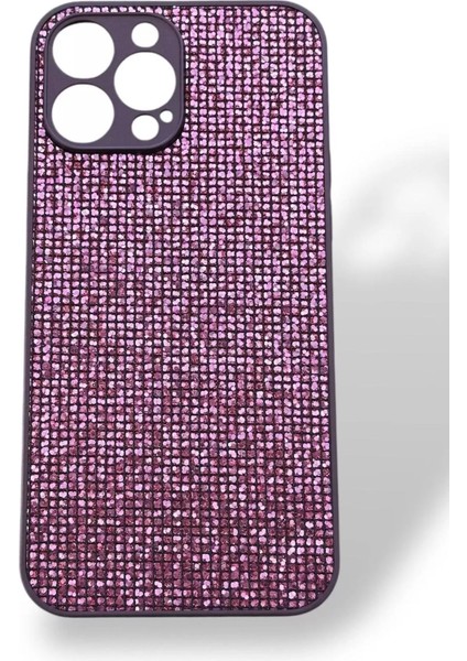 Mor Renk Taşlı 14 Pro Max Telefon Kılıfı fırsatları