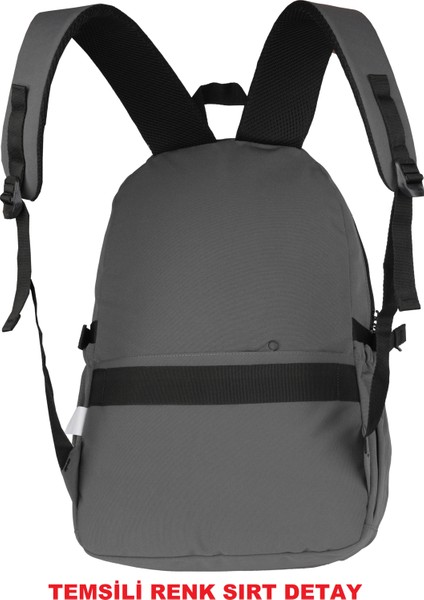 Yeşil 2057 Su Geçirmez Astarlı Kumaş Okul Sırt Çantası fırsatları