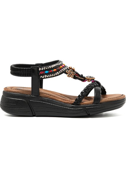 Kadın Sandalet 25Y154-1 Sy Guja Siyah