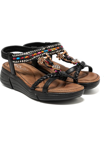 Kadın Sandalet 25Y154-1 Sy Guja Siyah modelleri