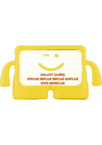 Samsung Galaxy Tab S9 Fe Plus S7FE S10-S9-S8-S7 Plus 12.4inç Kılıf Çocuklara Özel Silikon Kılıf