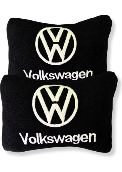 Volkswagen Nakışlı Araç Oto Halı Paspas | Volkswagen Siyah Polar Oto Yastık & Araç Aksesuar
