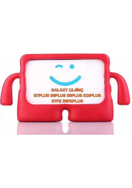 Samsung Galaxy Tab S9 Fe Plus S7FE S10-S9-S8-S7 Plus 12.4inç Kılıf Çocuklara Özel Silikon Kılıf
