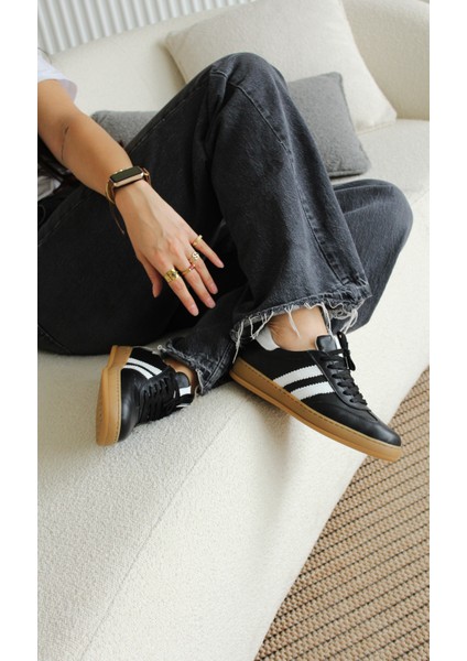 Urban Retro - Kadın Sneaker Az Parçalı Hakiki Deri Spor Ayakkabı