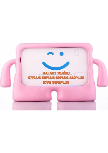 Samsung Galaxy Tab S9 Fe Plus S7FE S10-S9-S8-S7 Plus 12.4inç Kılıf Çocuklara Özel Silikon Kılıf