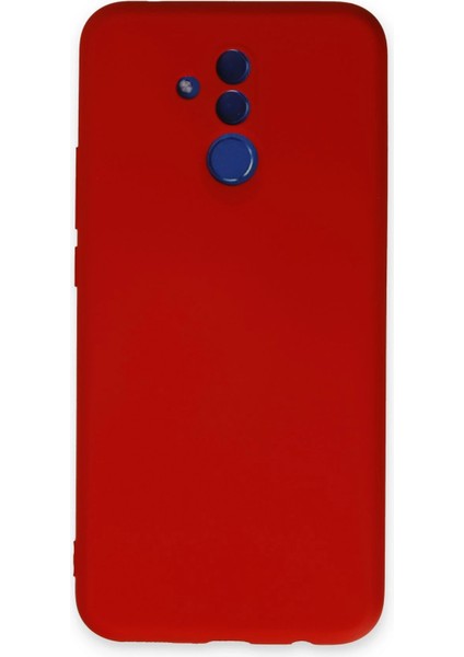 Huawei Mate 20 Lite Kılıf Nano Içi Kadife Silikon - Kırmızı Dpmah