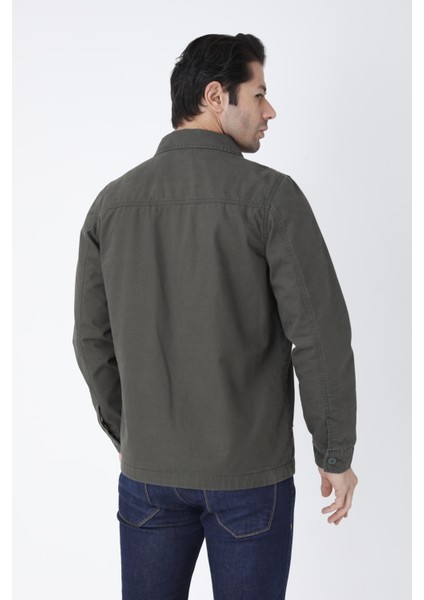Erkek Mevsimlik Mont Ceket Düğmeli 4 Cepli %100 Pamuk Kumaş fiyatları