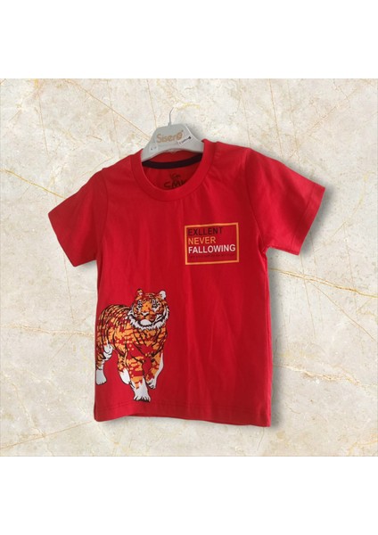 Exllent Never Baskılı Tişört