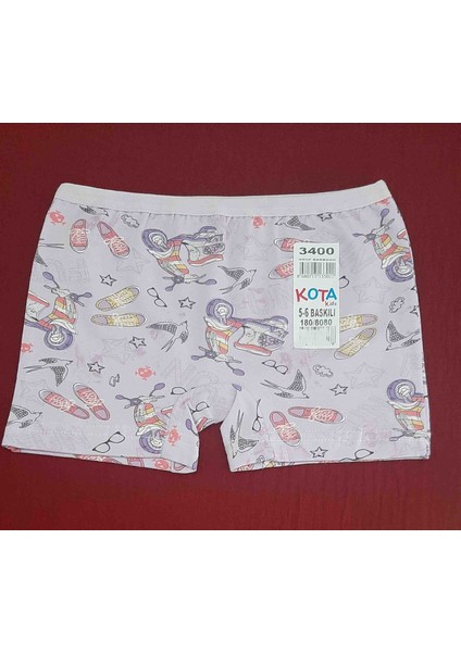 Kids Kız Çocuk Boxer 4'lü Paket indirimleri