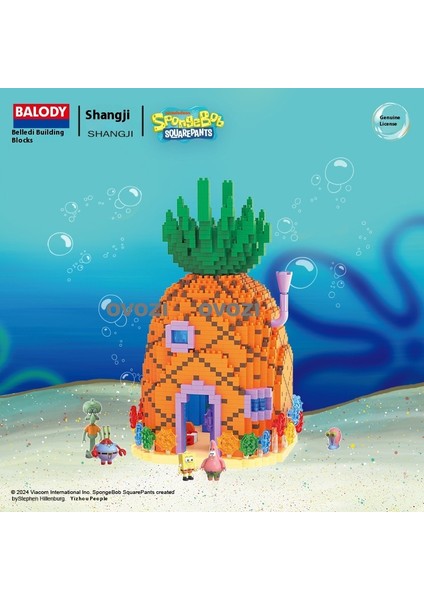 Spongebob Squarepants Yapı Taşları Eğitici Oyuncaklar (Yurt Dışından)