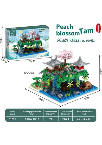 Dünyaca Ünlü Mimari Puzzle Yapı Taşı Eğitici Oyuncaklar (Yurt Dışından)
